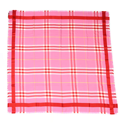 Burberry Wool Silk House Check Lightweight Pink 1 of 4