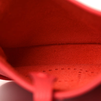 Hermes Taurillon Clemence Evelyne TPM Rouge Pivoine 5 of 12