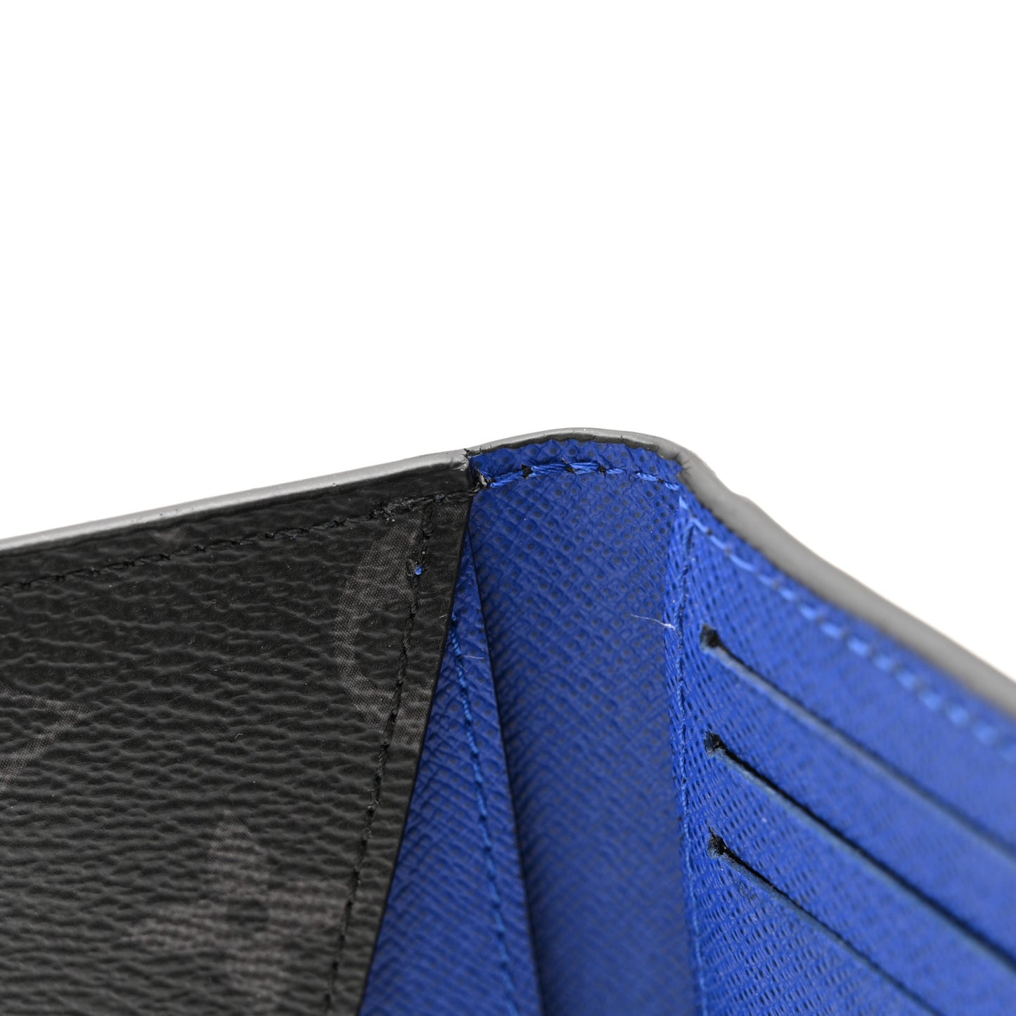 Epi Monogram Eclipse Pocket Organizer Black Blue