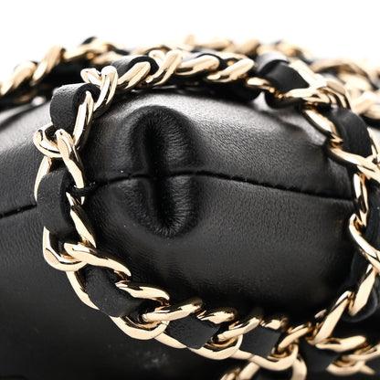 Chanel Lambskin Tech Me Out Clutch With Chain Black 11 of 12