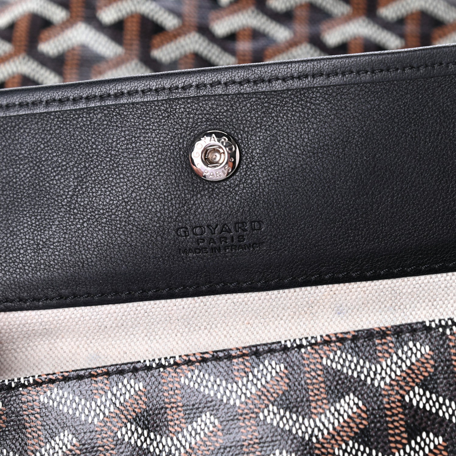 Goyard Goyardine Saint Louis GM Black 6 of 9