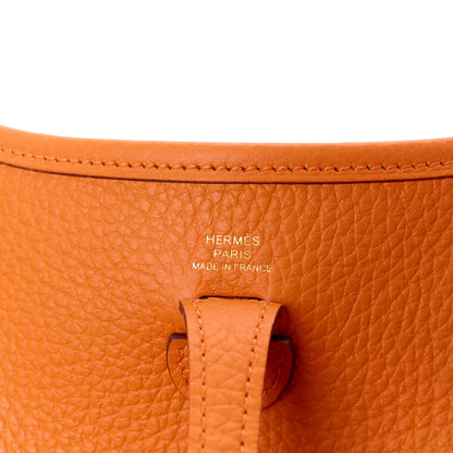 Hermes Taurillon Clemence Evelyne TPM Abricot 6 of 11