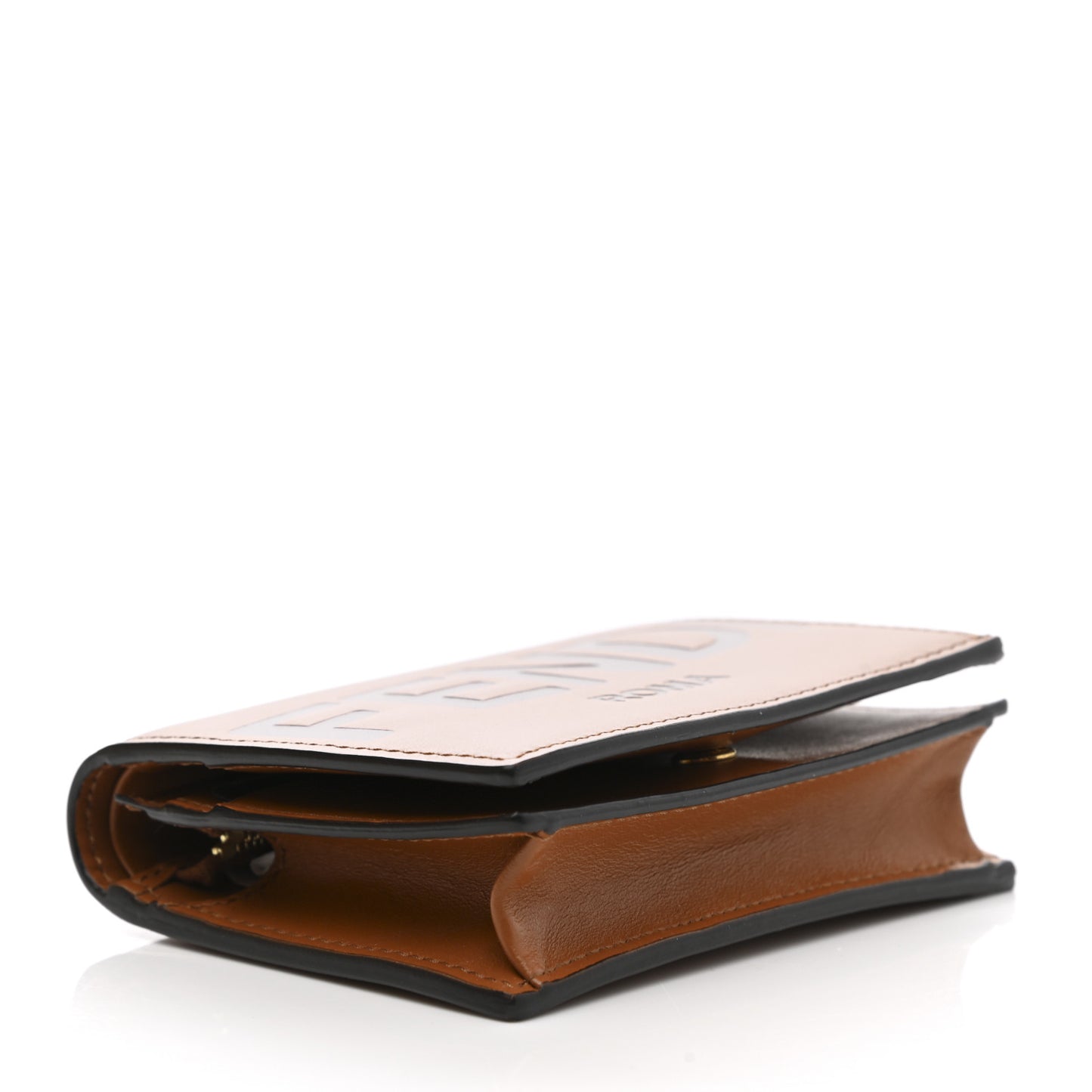 Vitello King Tamponato Logo Embossed Wallet Cuoio