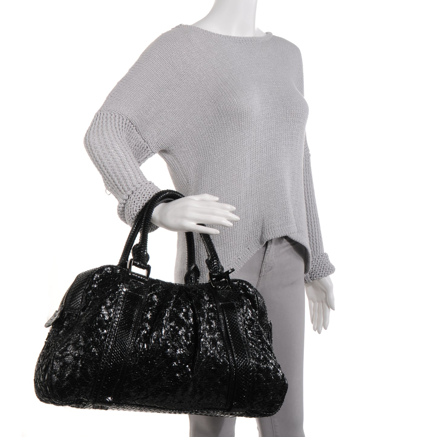 Python Knight Satchel Black