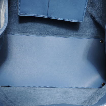 Balenciaga Veau Leather Papier A4 Tote Blue 5 of 7