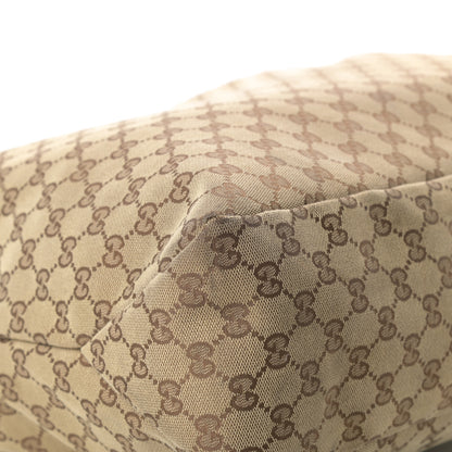 Gucci Monogram Large Horsebit Chain Hobo Off White 11 of 15