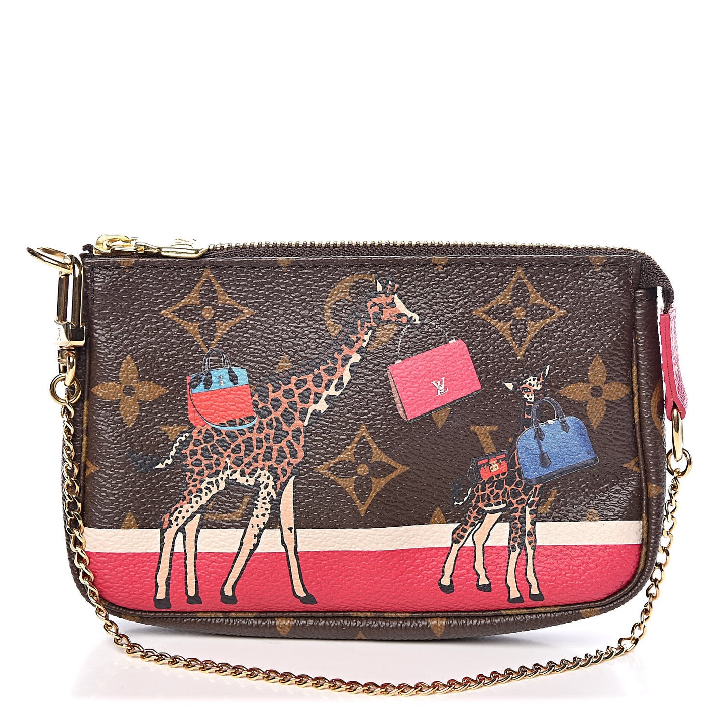 Monogram 2017 Christmas Animation Mini Pochette Accessories