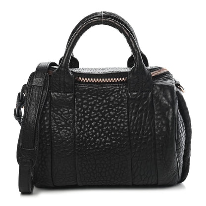 Alexander Wang Pebbled Lambskin Rockie Black Rose Gold Hardware 1 of 11