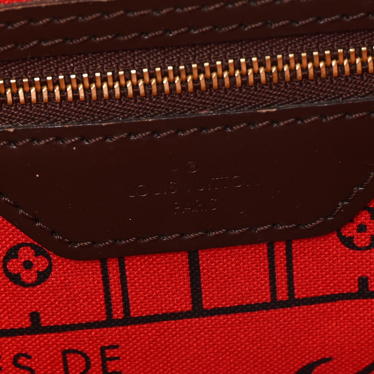Louis Vuitton Damier Ebene Neverfull MM 6 of 13
