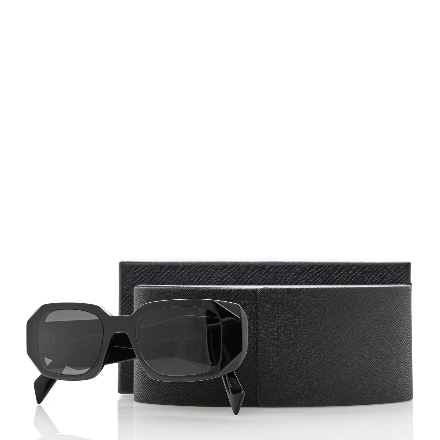 Acetate Symbole Sunglasses SPR 17W Black