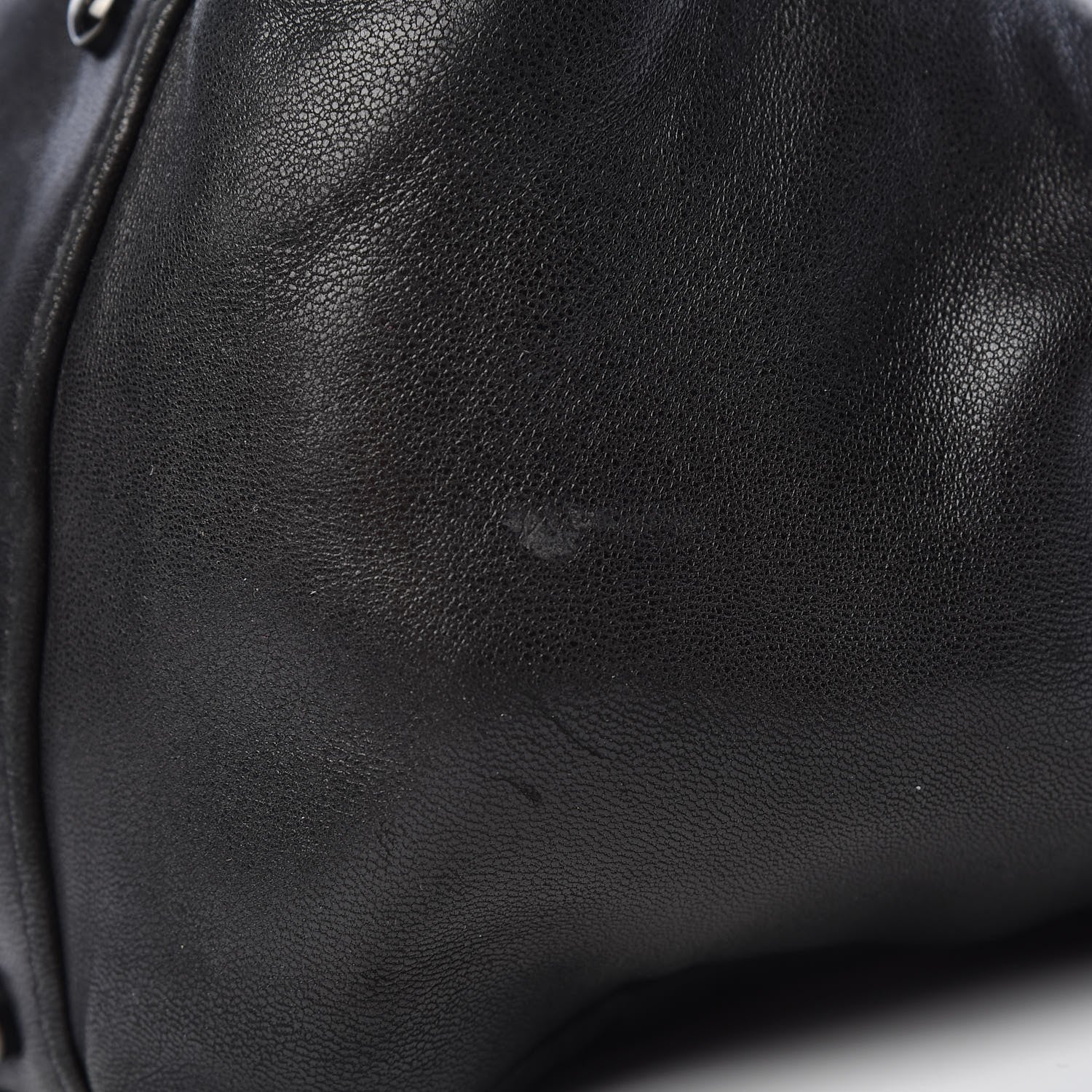 Chanel Lambskin Studded Accordion CC Flap Black 12 of 15