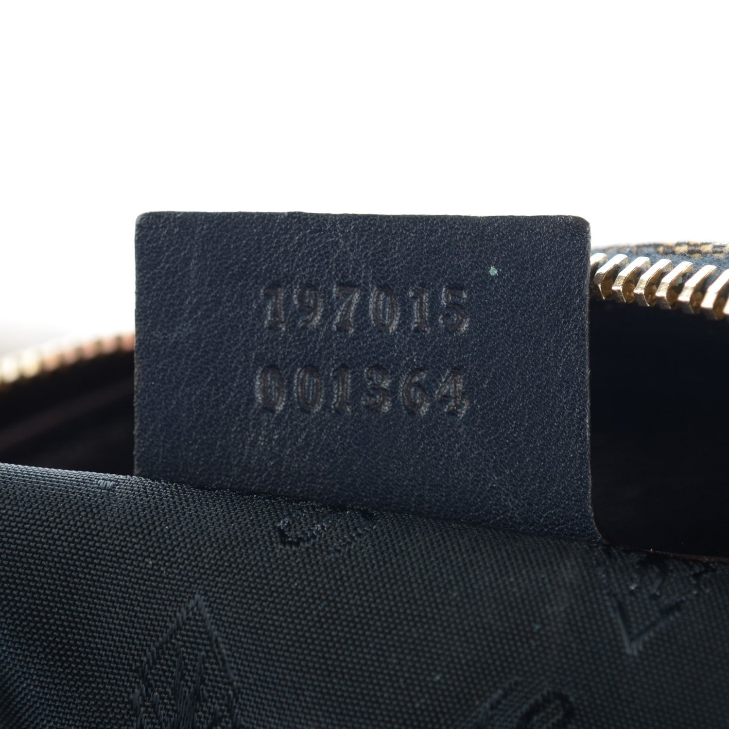 Gucci Crystal Monogram Large Hysteria Clutch Navy Blue 6 of 7