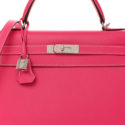 Hermes Epsom Kelly Sellier 32 Rose Tyrien 8 of 11