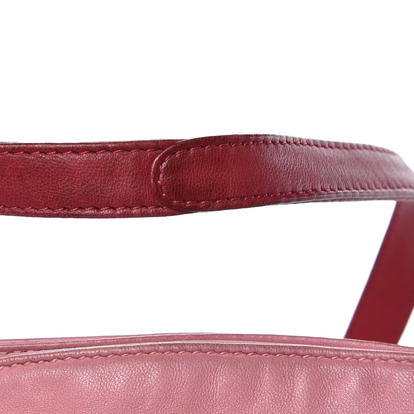 Calfskin Flamenco Shoulder Bag Pink