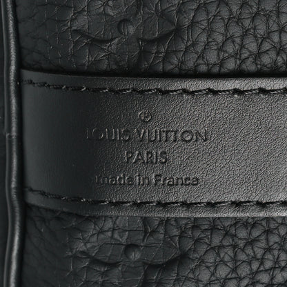 Louis Vuitton Monogram Taurillon Keepall Bandouliere 35 Black 6 of 9