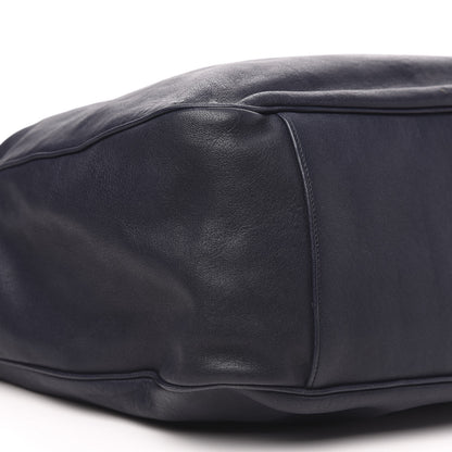 Saint Laurent Goatskin Large Roady Hobo Navy 8 of 13