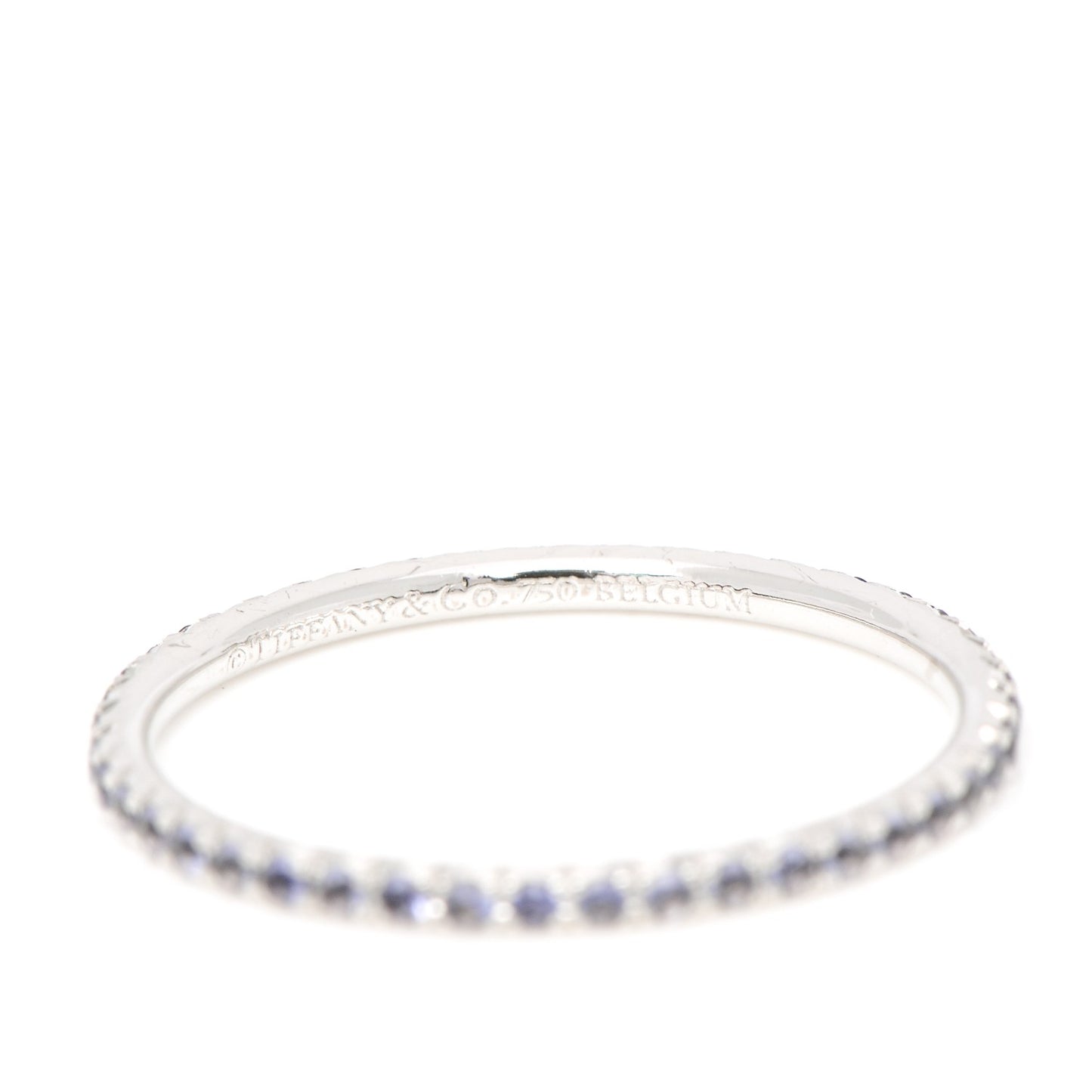 18K White Gold Aquamarine Metro Ring 7