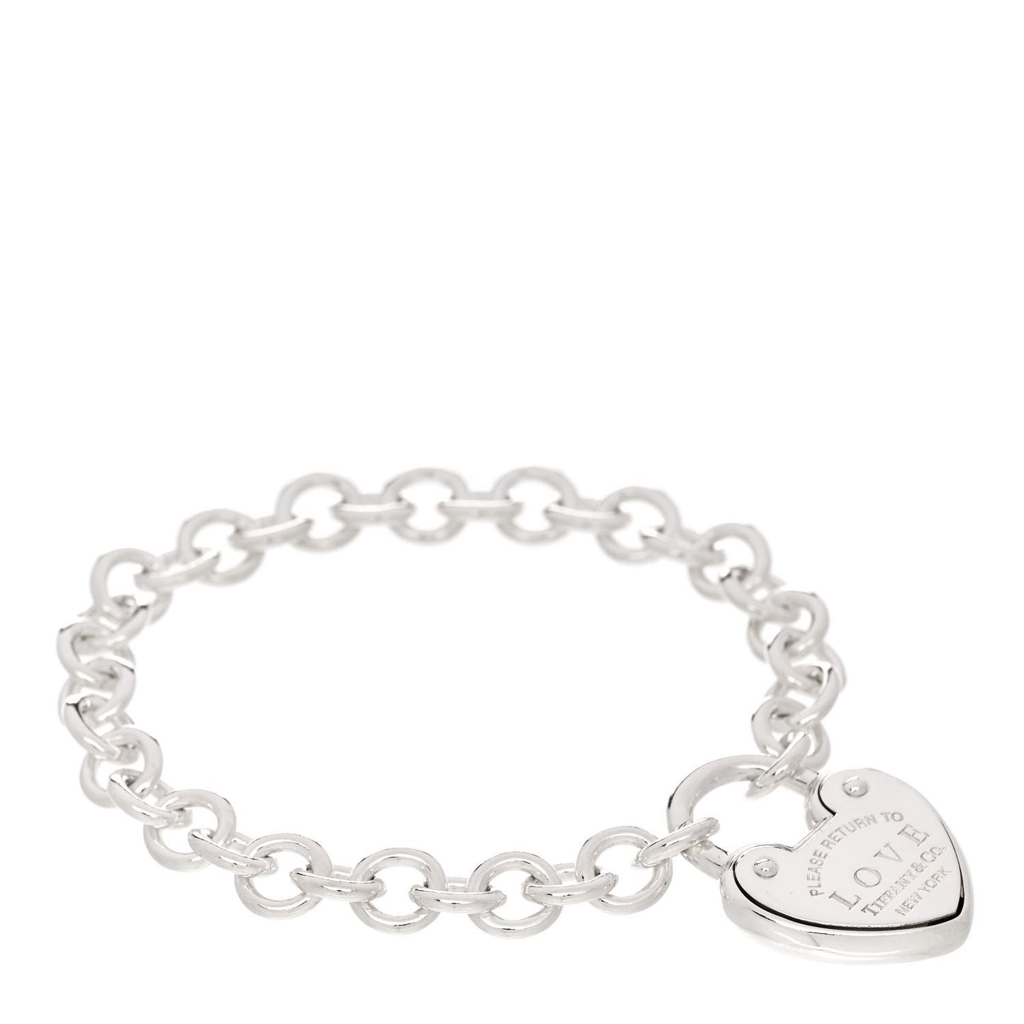 Sterling Silver Return to Tiffany Love Lock Bracelet