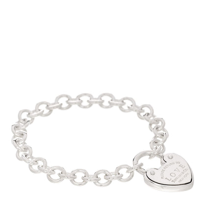 Tiffany Sterling Silver Return to Tiffany Love Lock Bracelet 1 of 4