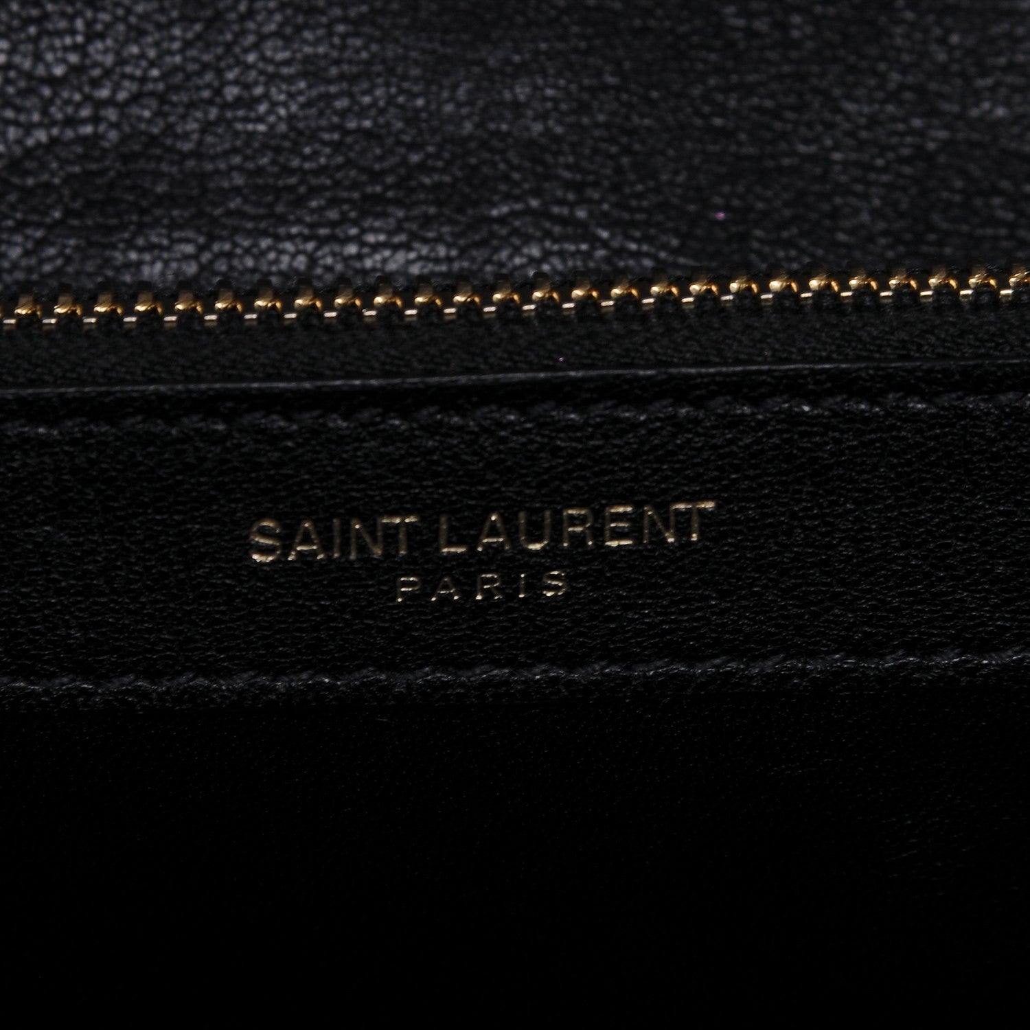Saint Laurent Sheepskin Matelasse Chevron Monogram Large College Satchel Black 6 of 9