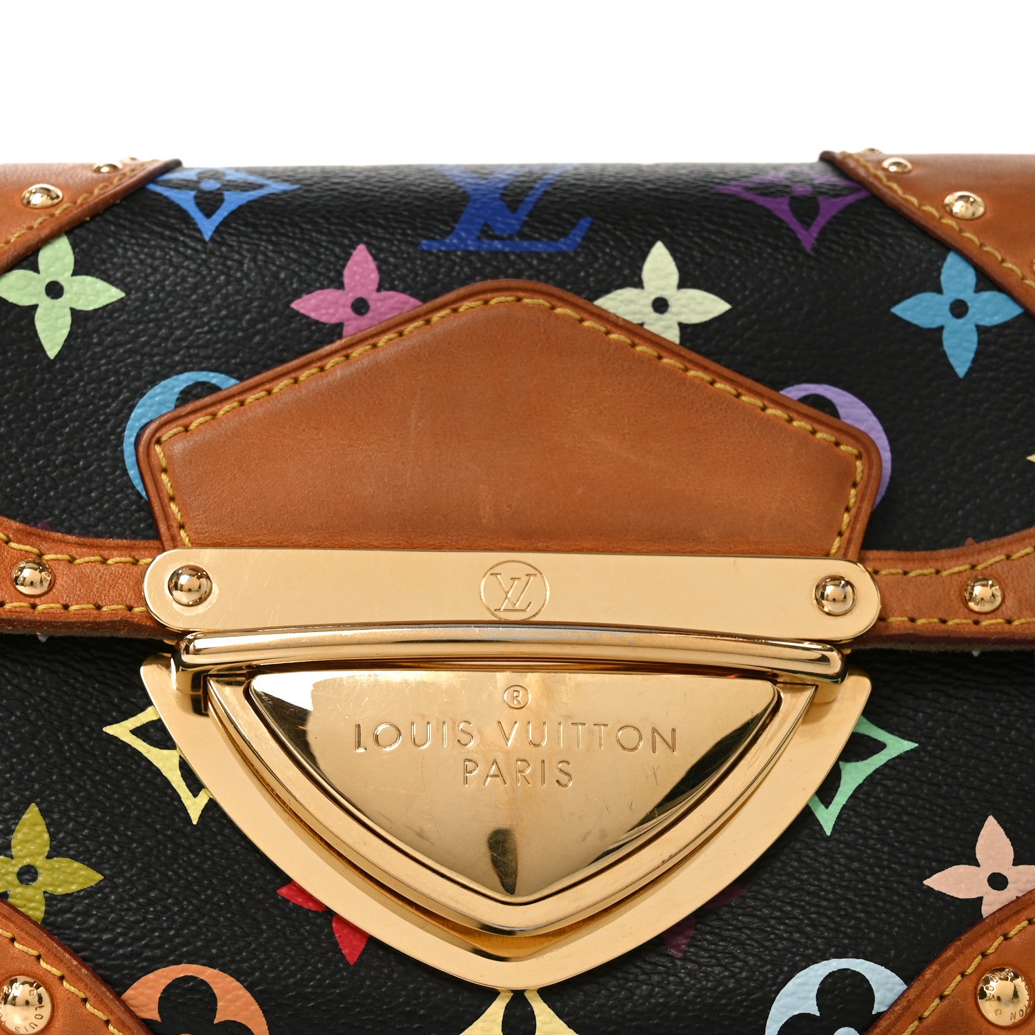 Louis Vuitton Monogram Multicolor Marilyn Black 6 of 8