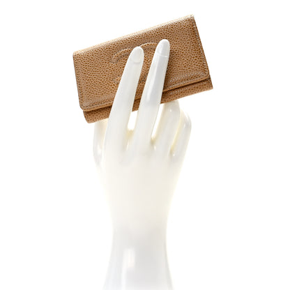 Chanel Caviar Timeless CC 6 Key Holder Case Beige Clair 2 of 8