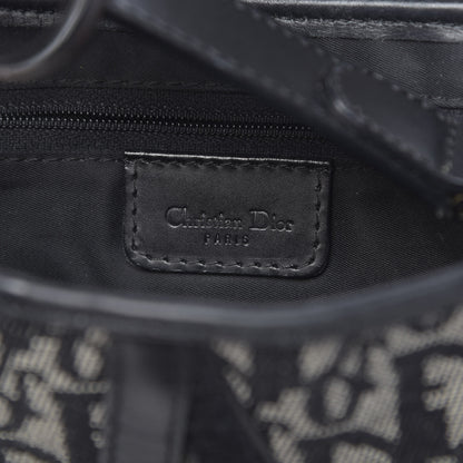 Christian Dior Monogram Double Saddle Bag Black 6 of 10
