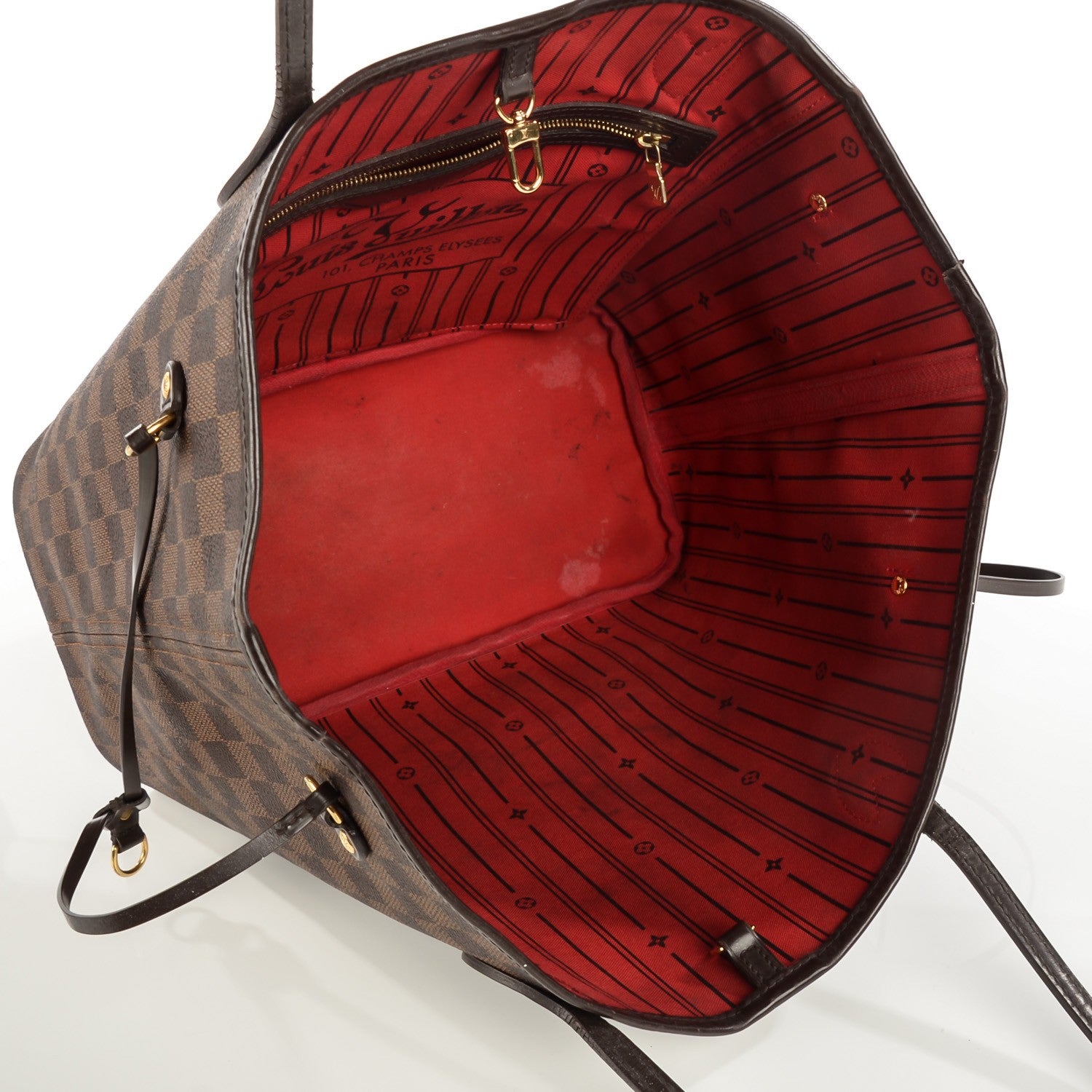 Louis Vuitton Damier Ebene Neverfull MM 10 of 14