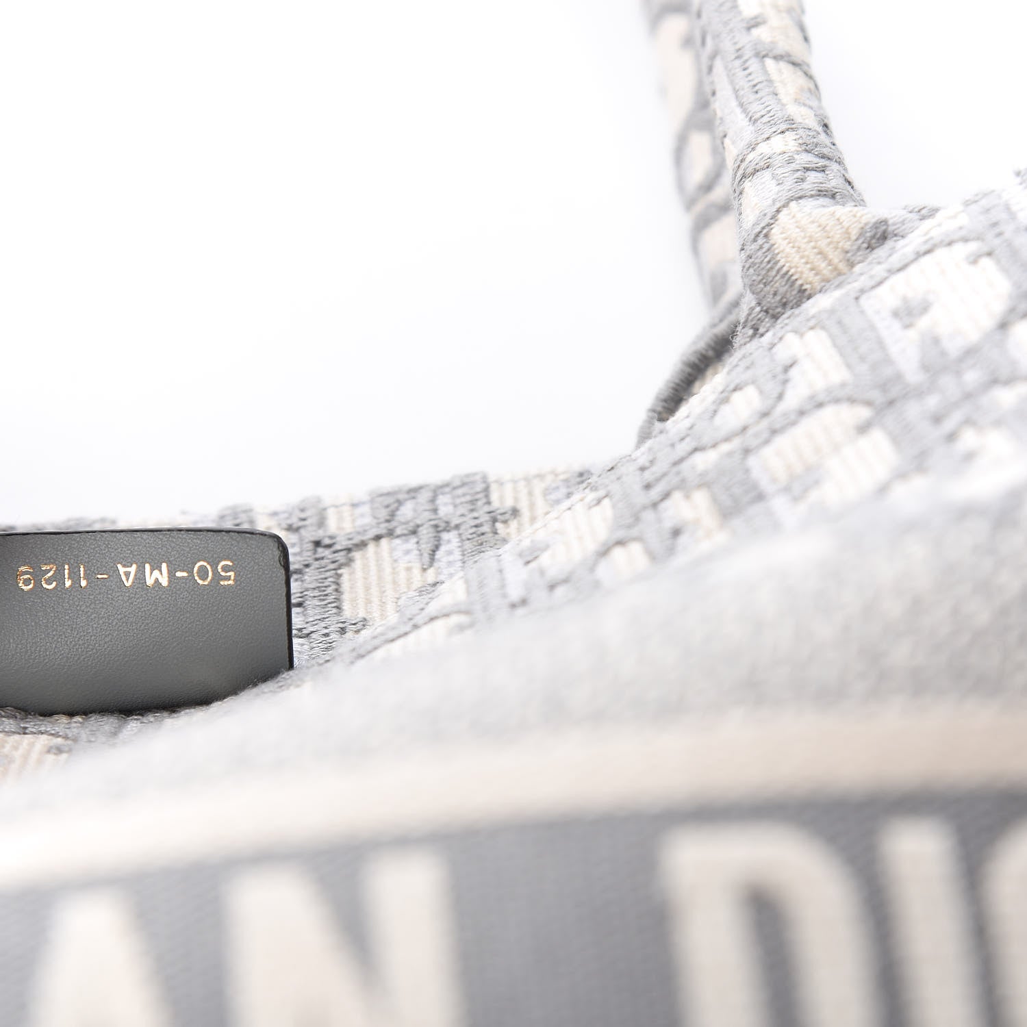 Christian Dior Oblique Medium Book Tote Grey 9 of 10