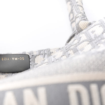 Christian Dior Oblique Medium Book Tote Grey 9 of 10