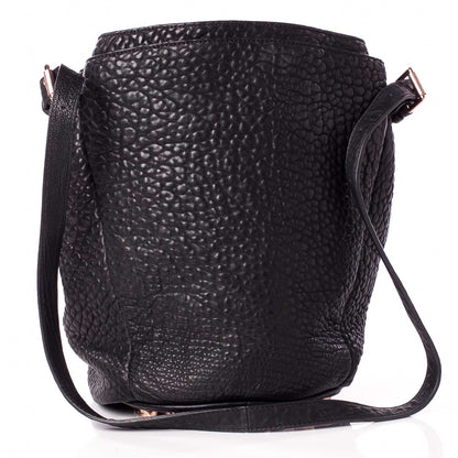 Alexander Wang Leather Diego Bucket Bag w Rose Gold Hardware Black 4 of 7