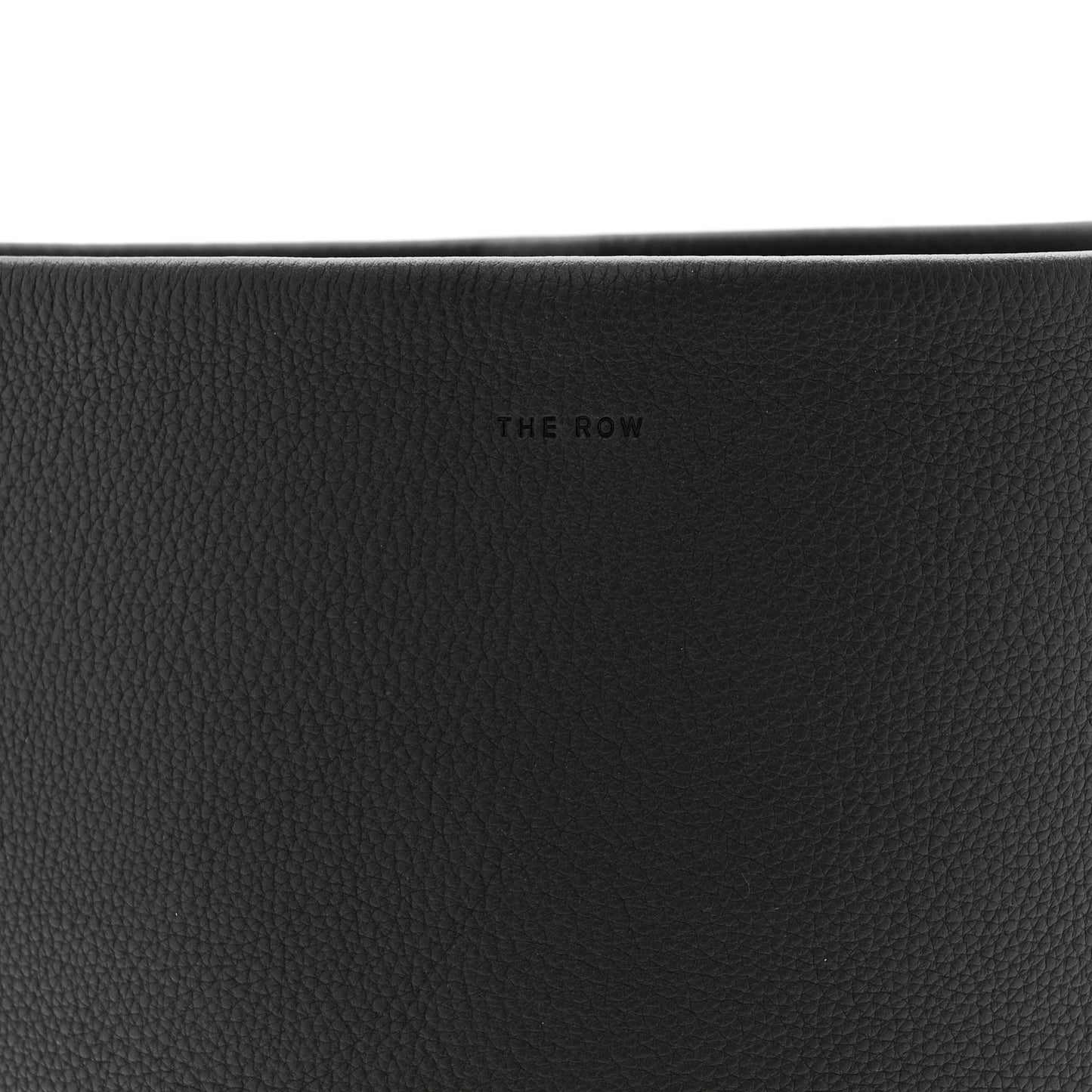 Grained Calfskin Medium N/S Park Tote Black