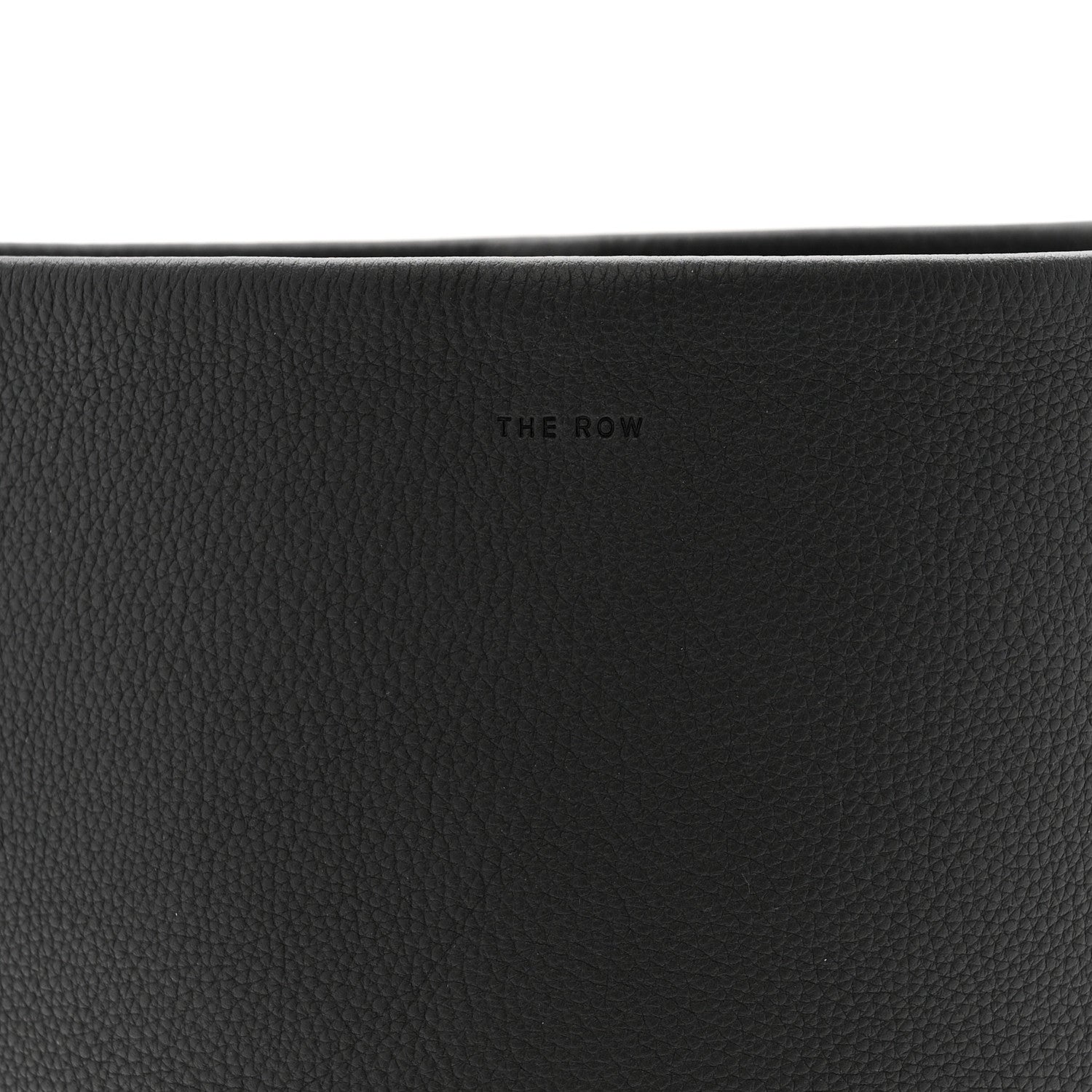 The Row Grained Calfskin Medium N/S Park Tote Black 7 of 9