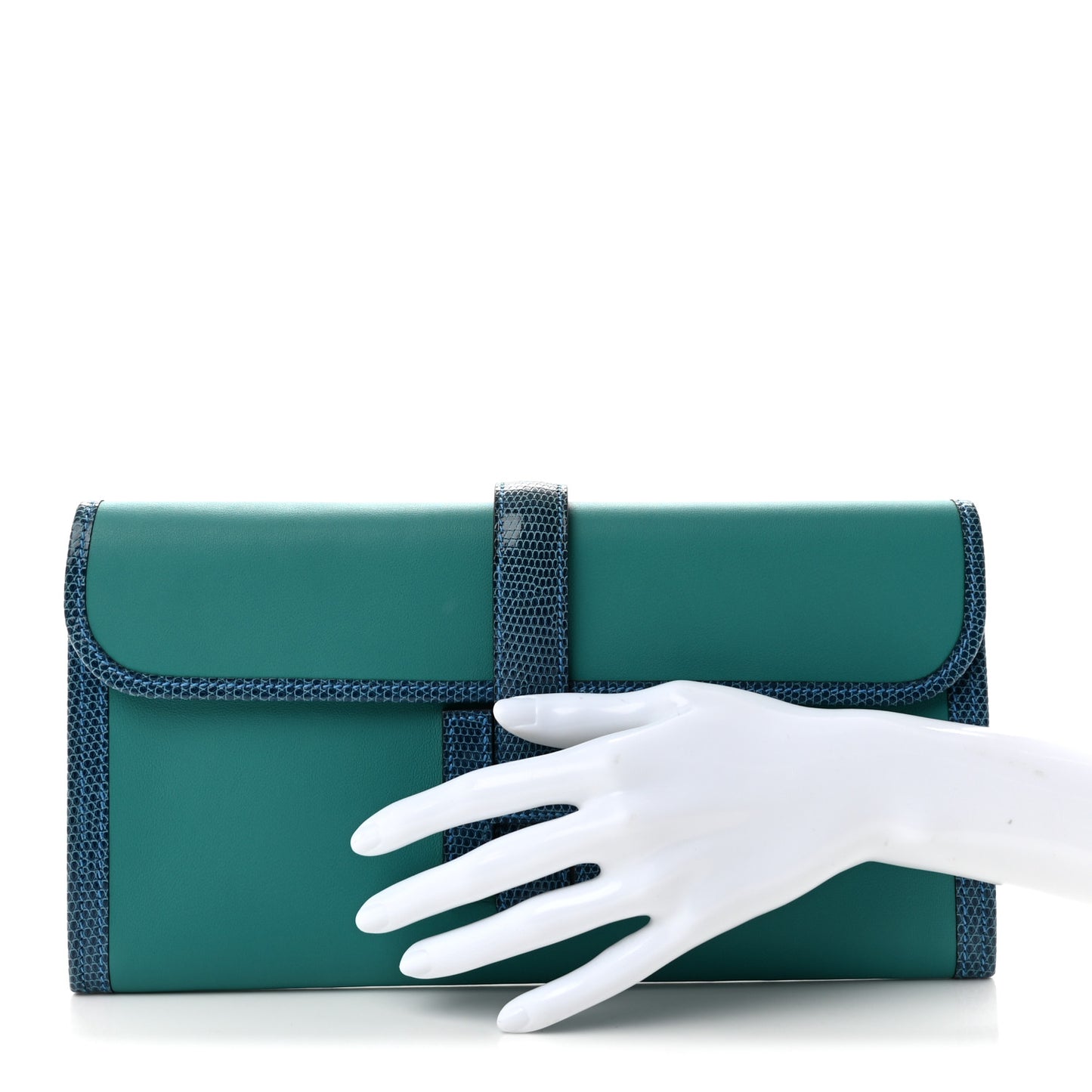 Swift Lizard Jige Elan Touch 29 Clutch Bleu Paon Mykonos