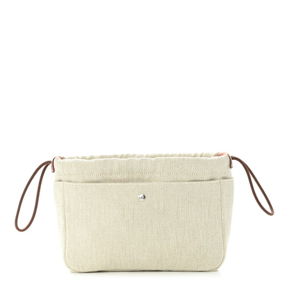 Hermes Canvas Barenia Fourbi 20 PM Pouch Naturel Fauve 1 of 11