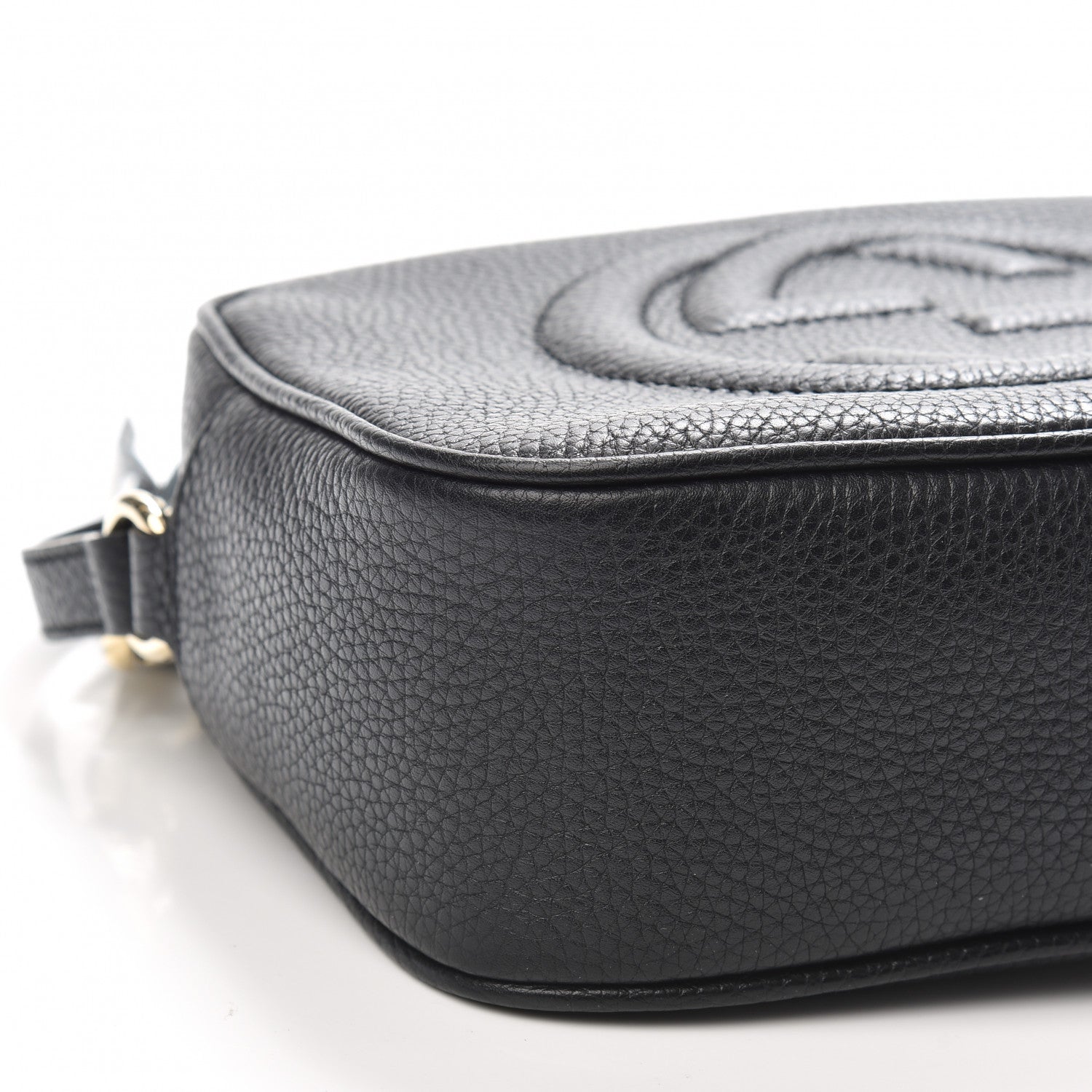 Gucci Pebbled Calfskin Small Soho Disco Bag Black 8 of 9