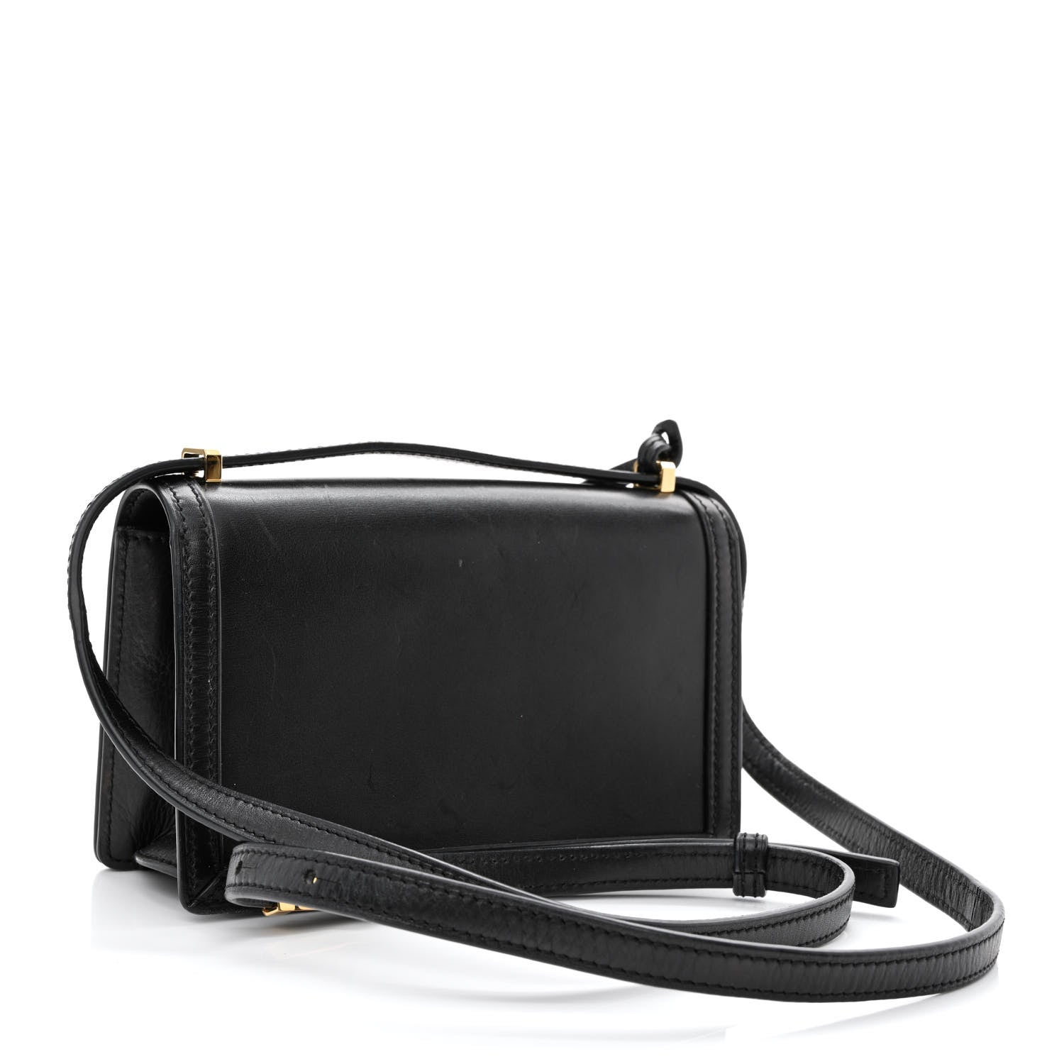 Loewe Calfskin Small Barcelona Shoulder Bag Black 3 of 15