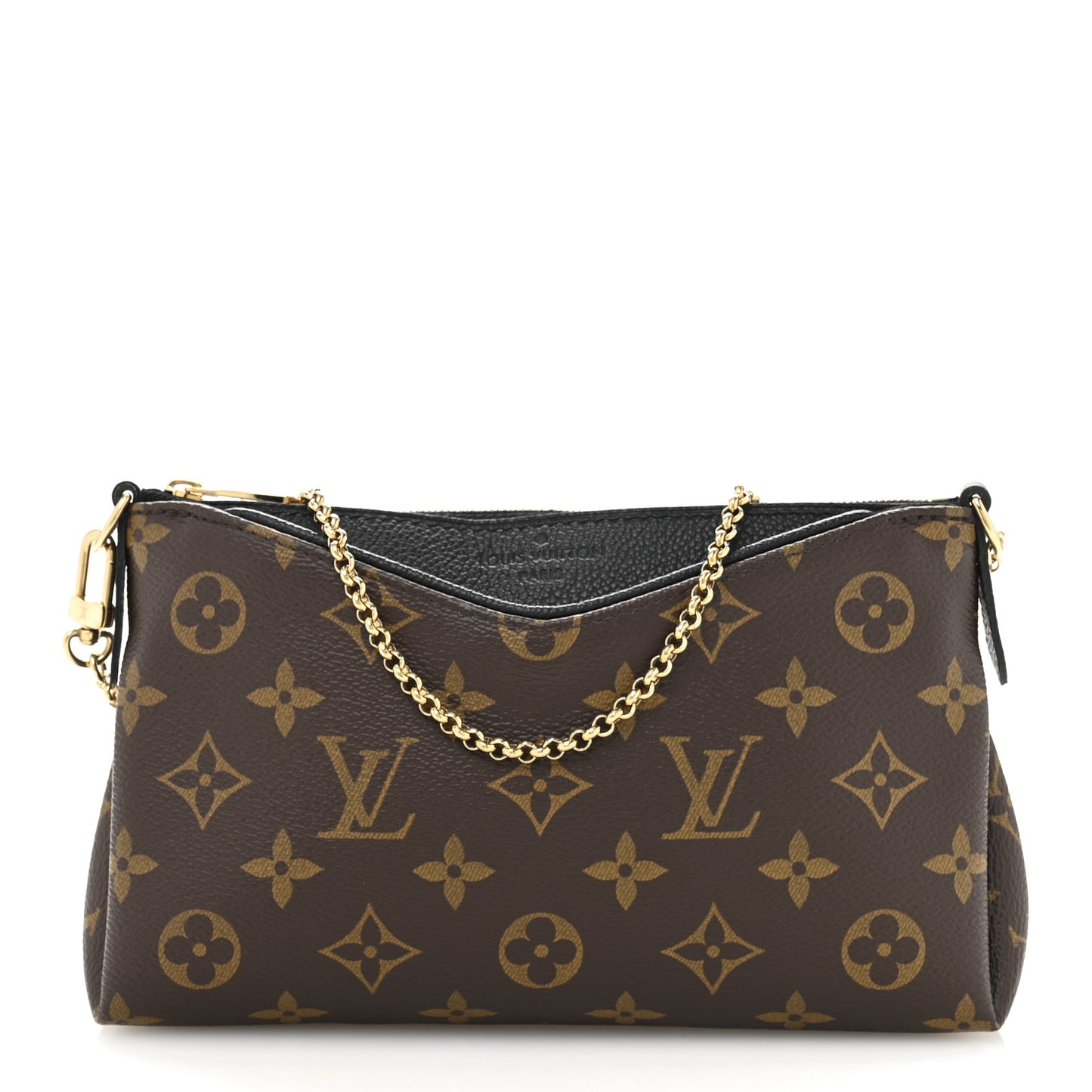 Monogram Pallas Clutch Black