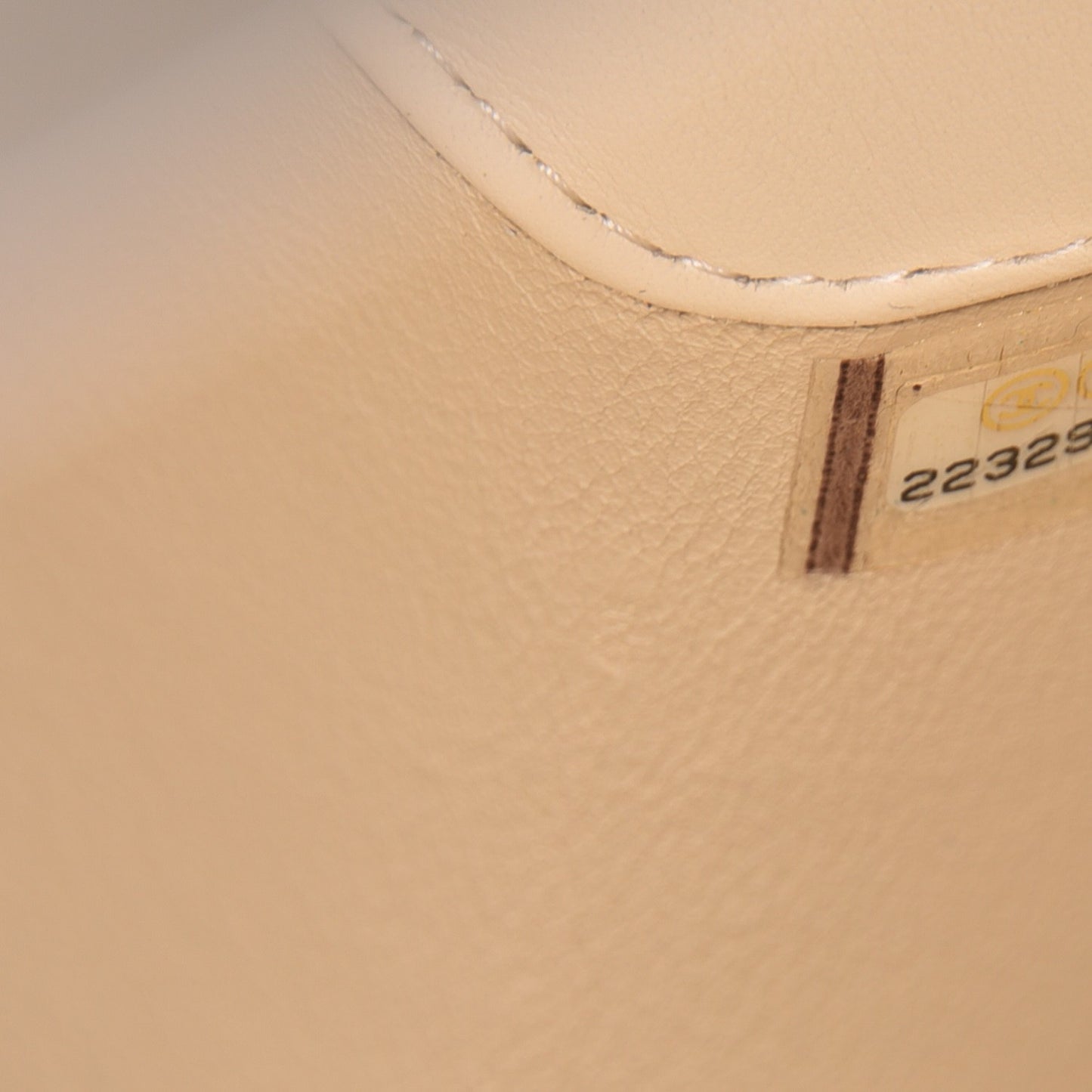 Patent Calfskin Minaudiere Vanity Case White Black