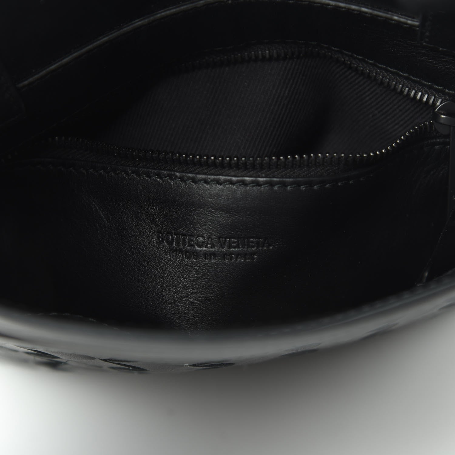 Bottega Veneta Nappa Intrecciato Messenger Black 6 of 10