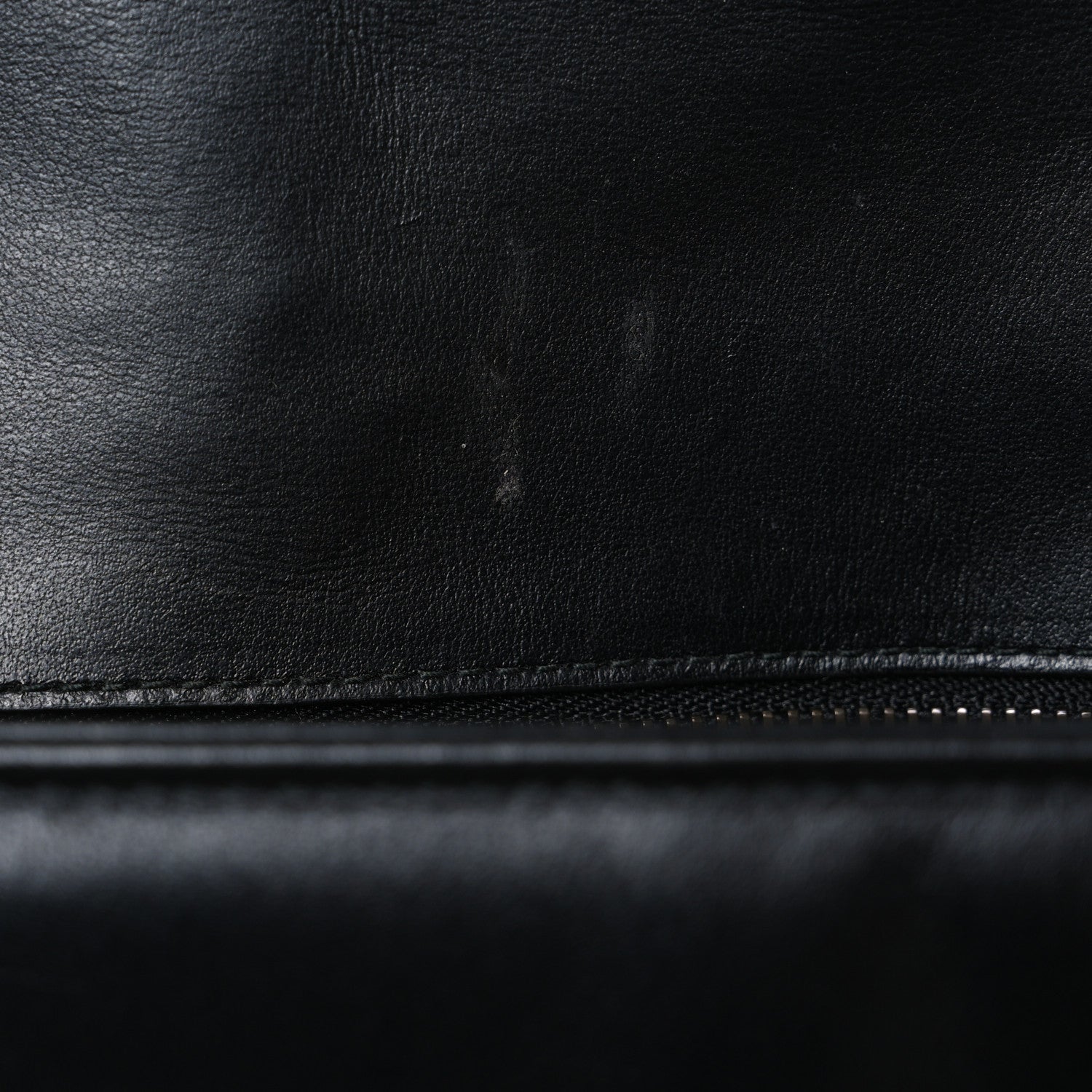 Gucci Calfskin Matelasse Medium GG Marmont Shoulder Bag Black 11 of 12