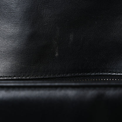 Gucci Calfskin Matelasse Medium GG Marmont Shoulder Bag Black 11 of 12
