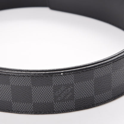Louis Vuitton Damier Graphite 40mm LV Initiales Belt 110 44 10 of 11