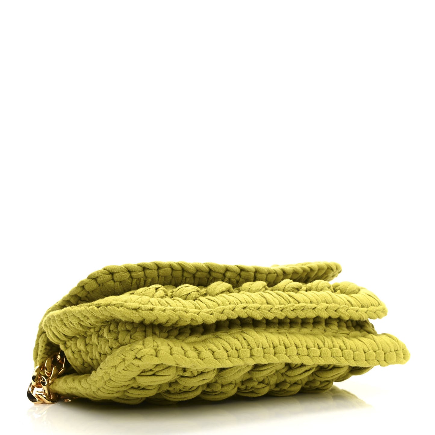 Jersey Crochet Shoulder Bag Kiwi