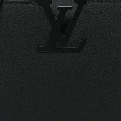 Louis Vuitton Matte Taurillon Capucines East West Mini All Black 8 of 11