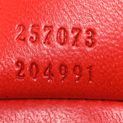 Gucci Patent Microguccissima Small Broadway Clutch Red 7 of 7