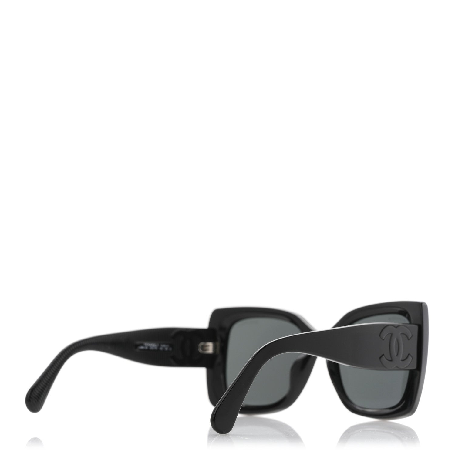 Chanel Square Polarized CC 5494-A Sunglasses Black 4 of 9