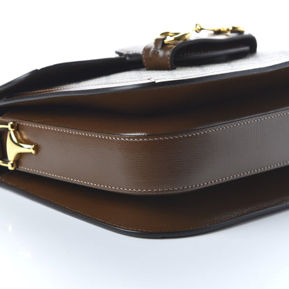 Gucci GG Supreme Monogram Horsebit 1955 Shoulder Bag Beige Brown Sugar 6 of 10