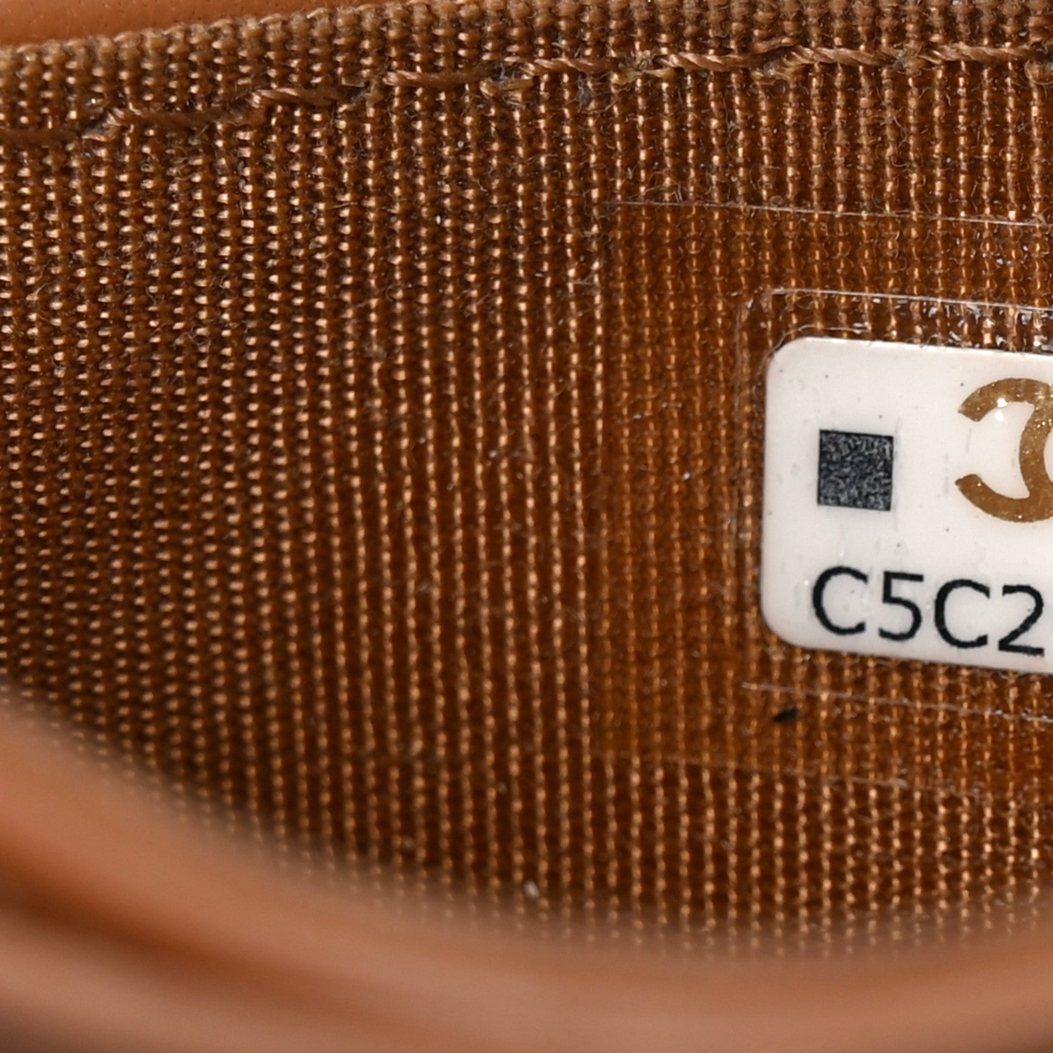 Chanel Lambskin Quilted Chanel 19 Card Holder Brown 7 of 10