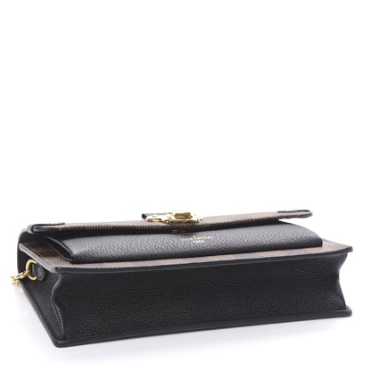Louis Vuitton Damier Ebene Vavin Chain Wallet Black 4 of 10